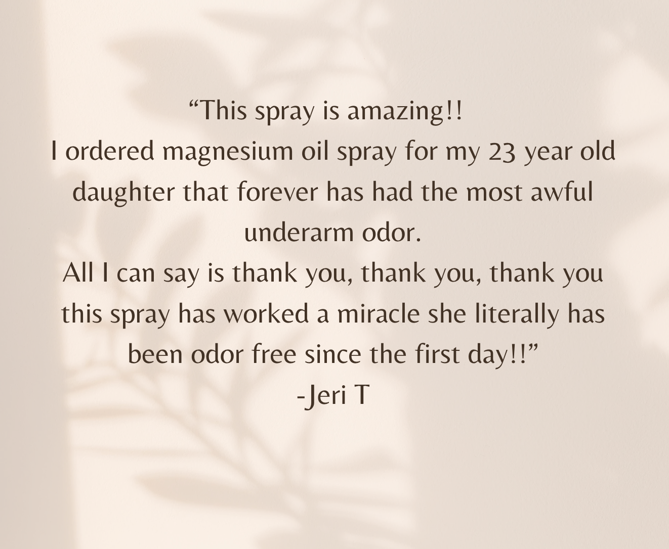 Hydrating Magnesium Oil