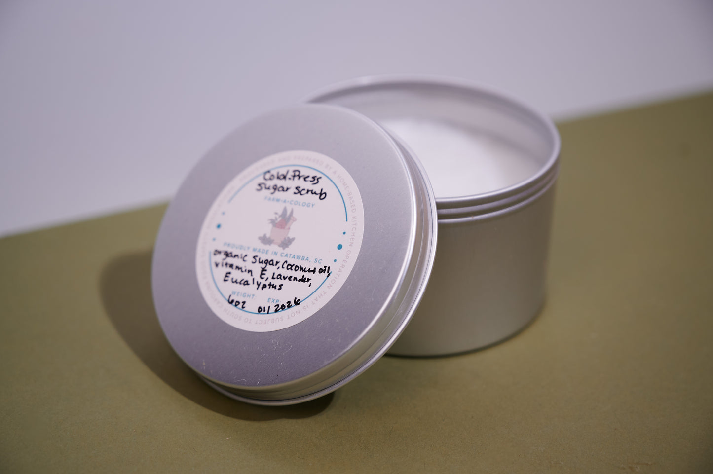 Eucalyptus Cold-Press Sugar Scrub