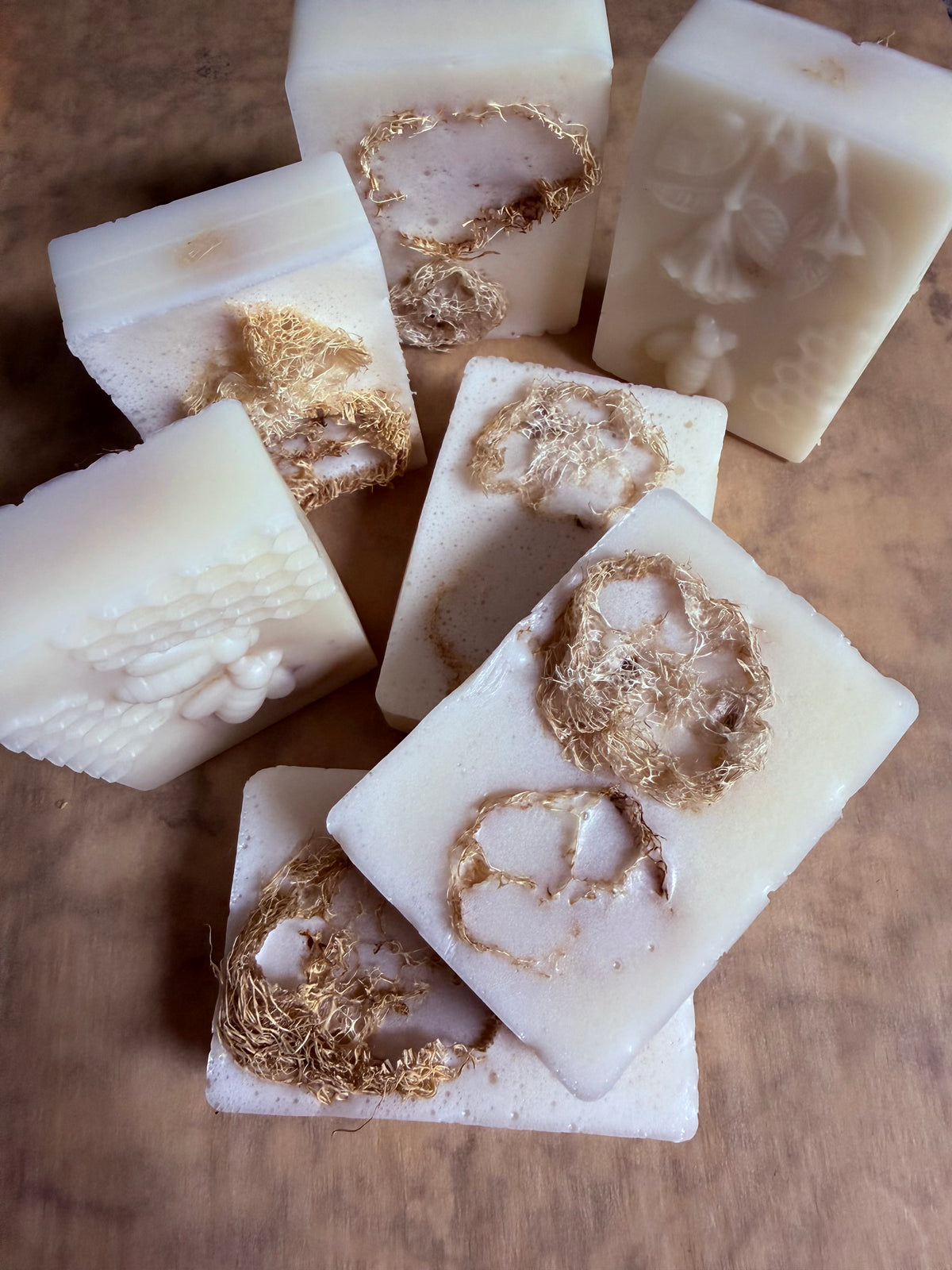 Loofah Goat Milk and Honey Soap