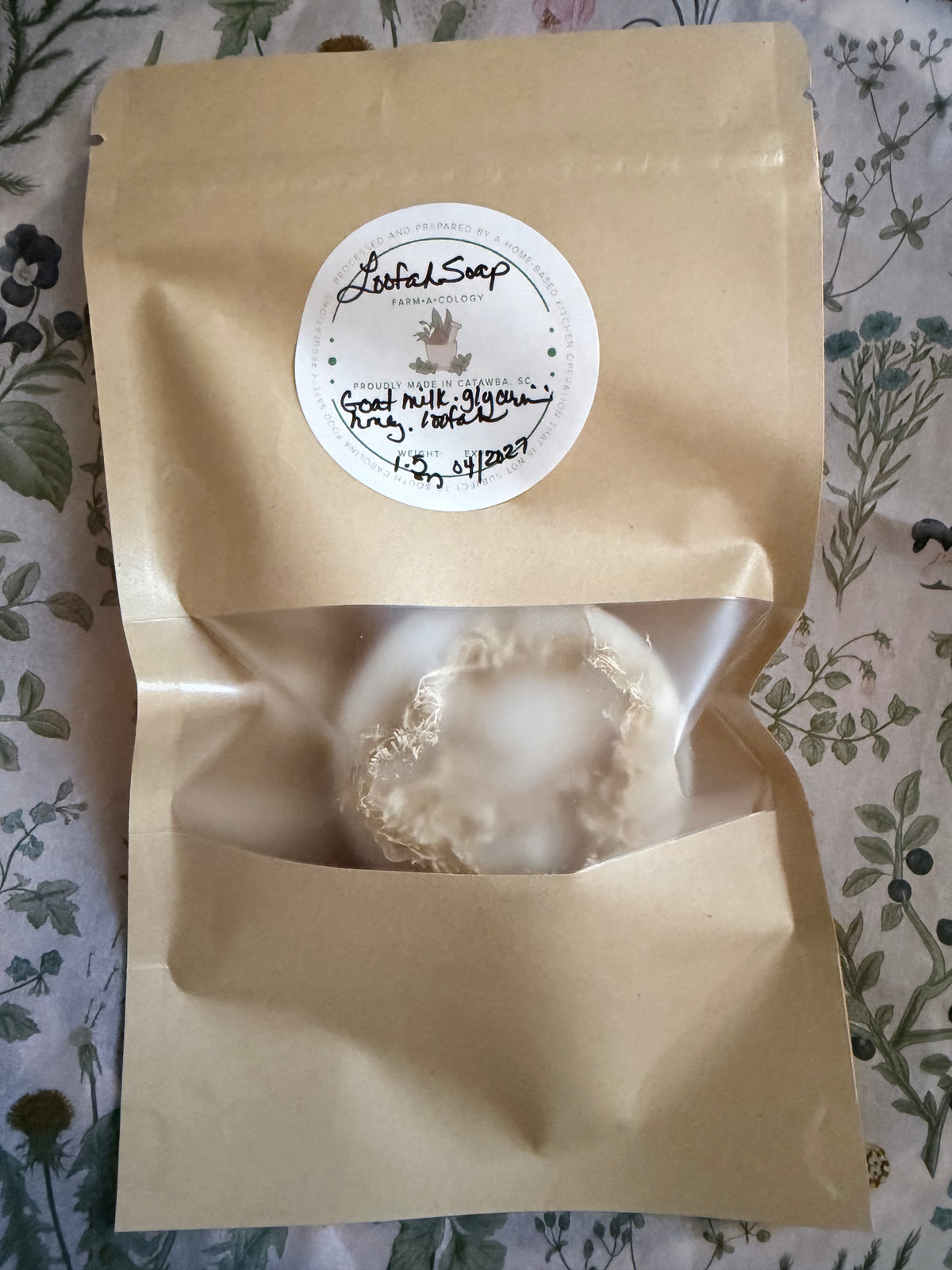 Loofah Goat Milk and Honey Soap